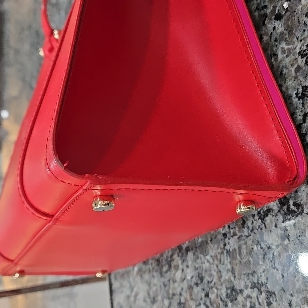 Kate Spade New York Kyra Arbour Hill Tote Crossbody Red Pink - Picture 9 of 16